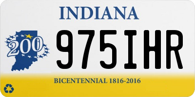 IN license plate 975IHR