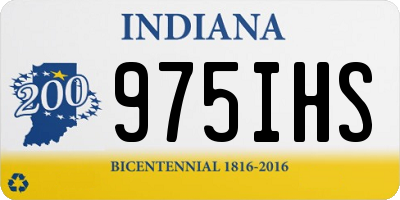 IN license plate 975IHS