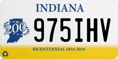 IN license plate 975IHV