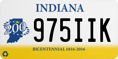 IN license plate 975IIK
