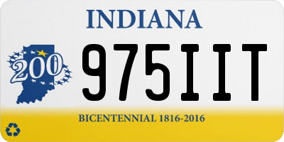 IN license plate 975IIT