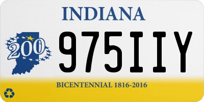 IN license plate 975IIY