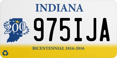 IN license plate 975IJA