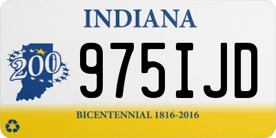 IN license plate 975IJD
