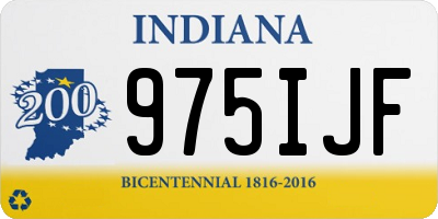 IN license plate 975IJF