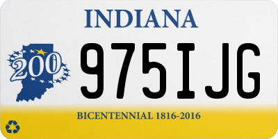 IN license plate 975IJG