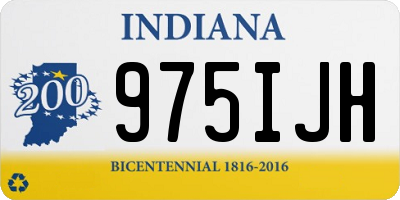 IN license plate 975IJH