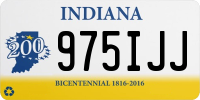 IN license plate 975IJJ