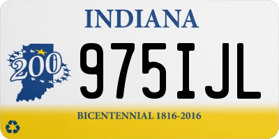 IN license plate 975IJL