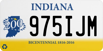 IN license plate 975IJM