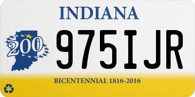 IN license plate 975IJR