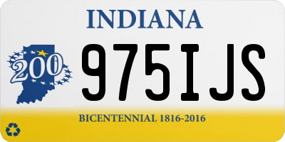 IN license plate 975IJS