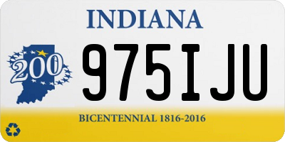 IN license plate 975IJU