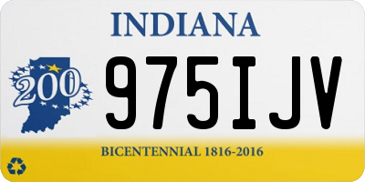 IN license plate 975IJV