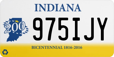 IN license plate 975IJY