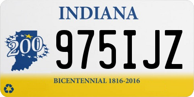 IN license plate 975IJZ