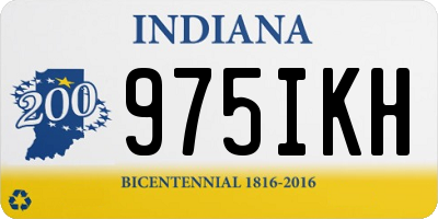 IN license plate 975IKH