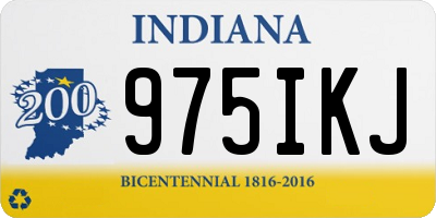 IN license plate 975IKJ