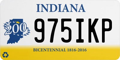 IN license plate 975IKP