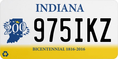 IN license plate 975IKZ