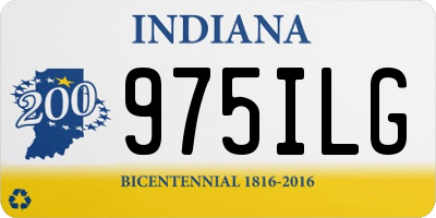 IN license plate 975ILG