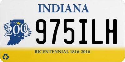 IN license plate 975ILH