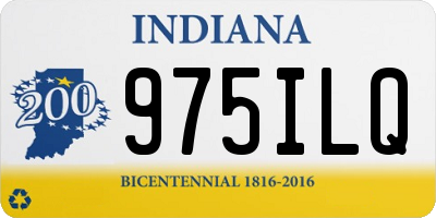 IN license plate 975ILQ