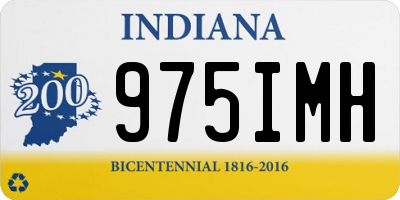 IN license plate 975IMH
