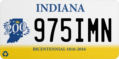 IN license plate 975IMN