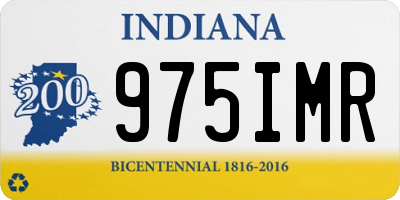IN license plate 975IMR