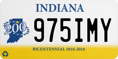 IN license plate 975IMY