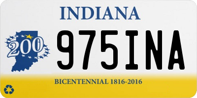 IN license plate 975INA