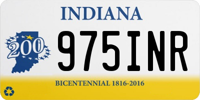 IN license plate 975INR