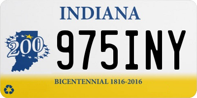 IN license plate 975INY