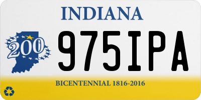 IN license plate 975IPA