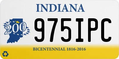 IN license plate 975IPC