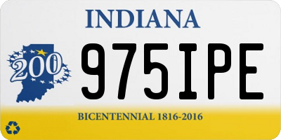 IN license plate 975IPE