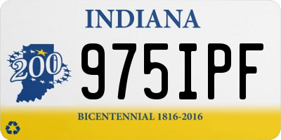 IN license plate 975IPF