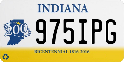 IN license plate 975IPG