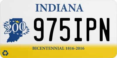 IN license plate 975IPN