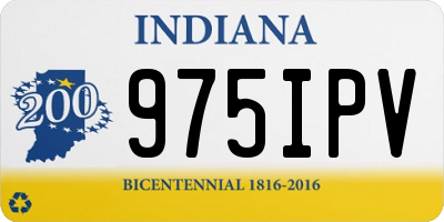IN license plate 975IPV
