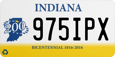IN license plate 975IPX