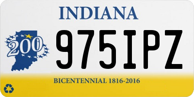 IN license plate 975IPZ