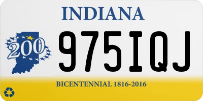 IN license plate 975IQJ