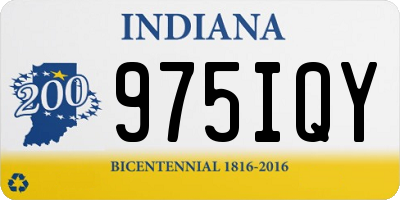 IN license plate 975IQY