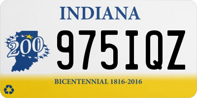 IN license plate 975IQZ