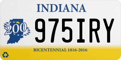 IN license plate 975IRY