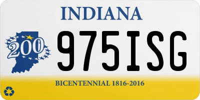 IN license plate 975ISG