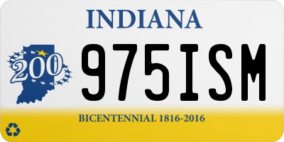 IN license plate 975ISM