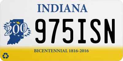 IN license plate 975ISN